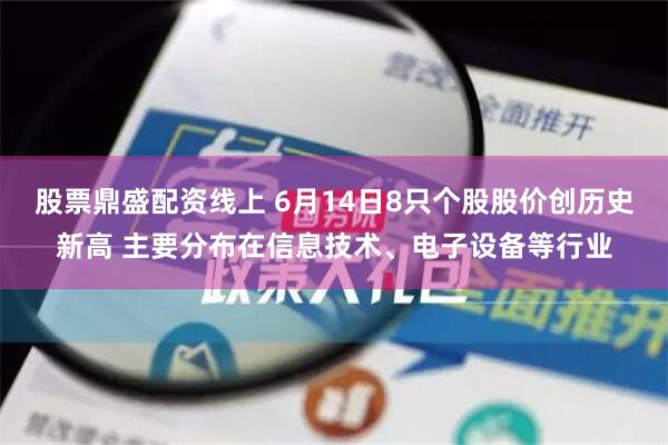 股票鼎盛配资线上 6月14日8只个股股价创历史新高 主要分布在信息技术、电子设备等行业