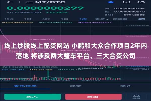线上炒股线上配资网站 小鹏和大众合作项目2年内落地 将涉及两大整车平台、三大合资公司