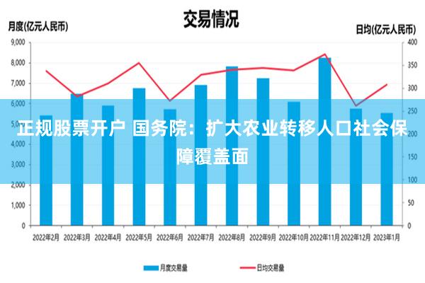 正规股票开户 国务院：扩大农业转移人口社会保障覆盖面