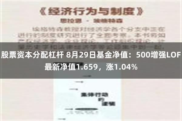 股票资本分配杠杆 8月29日基金净值：500增强LOF最新净值1.659，涨1.04%