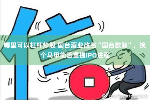 哪里可以杠杆炒股 国台酒业改名“国台数智”，换个马甲能否重提IPO进程