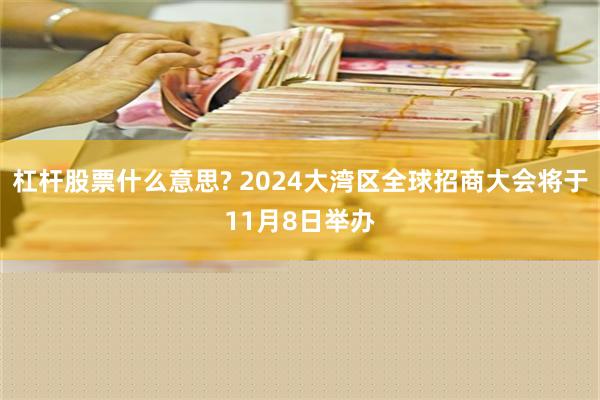 杠杆股票什么意思? 2024大湾区全球招商大会将于11月8日举办