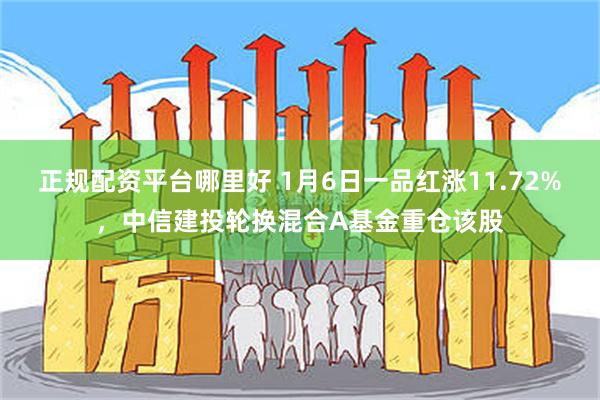 正规配资平台哪里好 1月6日一品红涨11.72%，中信建投轮换混合A基金重仓该股